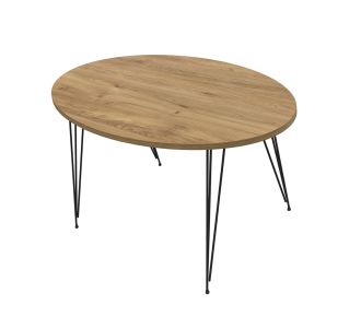 ΤΡΑΠΕΖΙ ΣΑΛΟΝΙΟΥ GRANIT HM18177.04 ΜΕΛΑΜΙΝΗ ΣΕ ΦΥΣΙΚΟ ΞΥΛΟΥ-ΜΕΤΑΛ.ΠΟΔΙΑ 90x50x42Υεκ |  Τραπέζια στο espiti