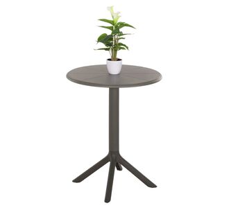 ΤΡΑΠΕΖΙ ΠΟΛΥΠΡΟΠΥΛΕΝΙΟΥ ΣΤΡΟΓΓΥΛΟ TERRIN HM6124.15 OLIVE GREEN Φ60x75Υεκ. |  Τραπέζια κήπου στο espiti