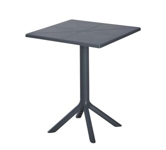 ΤΡΑΠΕΖΙ ΠΟΛΥΠΡΟΠΥΛΕΝΙΟΥ ΤΕΤΡΑΓΩΝΟ TERRIN HM6125.20 ΣΚΟΥΡΟ ΓΚΡΙ 60,5x60,5x76,5Υεκ. |  Τραπέζια κήπου στο espiti
