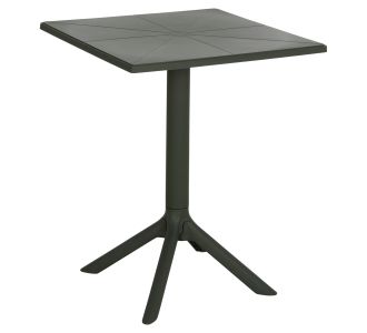 ΤΡΑΠΕΖΙ ΠΟΛΥΠΡΟΠΥΛΕΝΙΟΥ ΤΕΤΡΑΓΩΝΟ TERRIN HM6125.15 DARK OLIVE 60,5x60,5x76,5Υεκ. |  Τραπέζια κήπου στο espiti