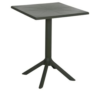 ΤΡΑΠΕΖΙ ΠΟΛΥΠΡΟΠΥΛΕΝΙΟΥ ΤΕΤΡΑΓΩΝΟ TERRIN HM6125.15 DARK OLIVE 60,5x60,5x76,5Υεκ. |  Τραπέζια κήπου στο espiti