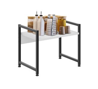 ΡΑΦΙ ΠΑΓΚΟΥ ΚΟΥΖΙΝΑΣ BECKO HM18219.01 ΜΕΛΑΜΙΝΗ ΣΕ ΛΕΥΚΟ-ΜΑΥΡΟ ΜΕΤΑΛΛΟ 53x35x41Υεκ. |  Επιπλα στο espiti