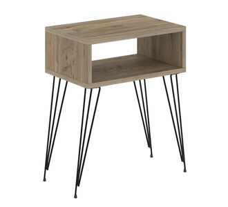 ΚΟΜΟΔΙΝΟ TODD HM18184.04 ΜΕΛΑΜΙΝΗ ΦΥΣΙΚΟ ΞΥΛΟΥ-ΜΕΤΑΛ.ΜΑΥΡΑ ΠΟΔΙΑ 45x30x58Υεκ. |  Κομοδίνα στο espiti