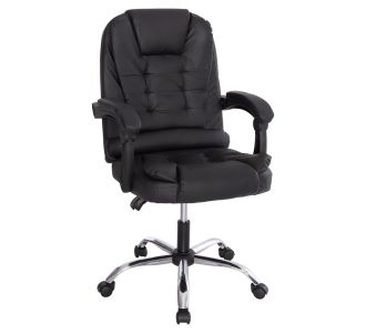 ΚΑΡΕΚΛΑ ΓΡΑΦΕΙΟΥ LAGOM HM1198 ΜΑΥΡO PVC-ΜΕΤΑΛ.ΒΑΣΗ-ΜΑΥΡΟ NYLON ΣΚΕΛΕΤΟΣ 63x51x115Υεκ |  Καρέκλες γραφείου στο espiti