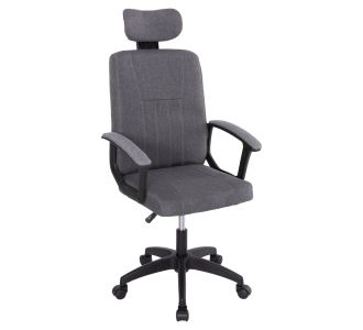 ΚΑΡΕΚΛΑ ΓΡΑΦΕΙΟΥ NIMBLE HM1199.12 ΓΚΡΙ ΥΦΑΣΜΑ-ΜΑΥΡΟΣ ΣΚΕΛΕΤΟΣ&ΒΑΣΗ NYLON 51x61x130Υεκ |  Καρέκλες γραφείου στο espiti