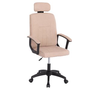 ΚΑΡΕΚΛΑ ΓΡΑΦΕΙΟΥ NIMBLE HM1199.13 ΜΠΕΖ ΥΦΑΣΜΑ-ΜΑΥΡΟΣ ΣΚΕΛΕΤΟΣ&ΒΑΣΗ NYLON 51x61x130Υεκ |  Καρέκλες γραφείου στο espiti