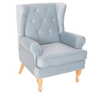 ΠΟΛΥΘΡΟΝΑ ΜΠΕΡΖΕΡΑ BRANDON HM3073.31 BABY BLUE ΒΕΛΟΥΔΟ-ΠΟΔΙΑ ΣΕ ΦΥΣΙΚΟ 82,5x80x104Υεκ |  Πολυθρόνες σαλονιού στο espiti