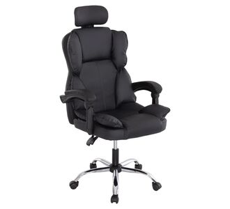ΚΑΡΕΚΛΑ ΓΡΑΦΕΙΟΥ OCTAVIUS HM1202 ΜΑΥΡΟ PVC & NYLON-ΜΕΤΑΛ.ΧΡΩΜΙΟ ΒΑΣΗ 52x55x128Υεκ |  Καρέκλες γραφείου στο espiti