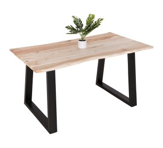 ΤΡΑΠΕΖΙ ΤΡΑΠΕΖΑΡΙΑΣ MONTANA SLIM HM8163.21 ΞΥΛΟ ΑΚΑΚΙΑΣ ΣΕ ΑΝΟΙΧΤΟ ΦΥΣΙΚΟ 140x80x77Υεκ |  Τραπέζια στο espiti