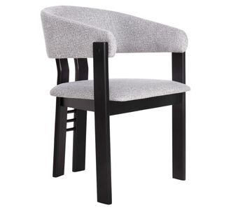 ΚΑΡΕΚΛΑ ZARRA HM9970.02 RUBBERWOOD ΣΕ ΜΑΥΡΟ-ΑΝΟΙΧΤΟ ΓΚΡΙ ΥΦΑΣΜΑ 55,5x59x81,5Υεκ |  Καρέκλες στο espiti