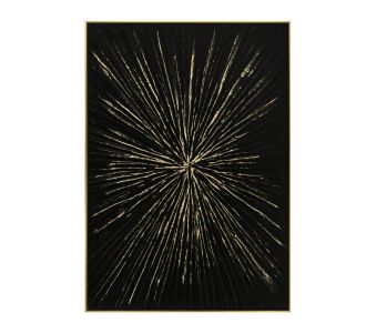 ΠΙΝΑΚΑΣ TOIXOY STELLON HM4549 ΚΟΡΝΙΖΑ ΜΠΕΖ-ΚΑΜΒΑΣ ΜΑΥΡΟΣ-ΧΕΙΡΟΠΟΙΗΤΟΣ 72x4,5x102Υεκ. |  Πίνακες στο espiti