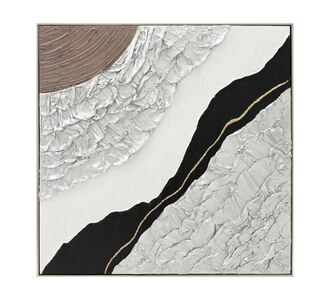 ΠΙΝΑΚΑΣ ΤΟΙΧΟΥ ABSTRACT (ΤΕΤΡΑΓΩΝΟΣ) HM4553.01 ΜΕ ΚΟΡΝΙΖΑ ΜΠΕΖ-ΚΑΜΒΑΣ 82x4.5x82Υεκ |  Πίνακες στο espiti