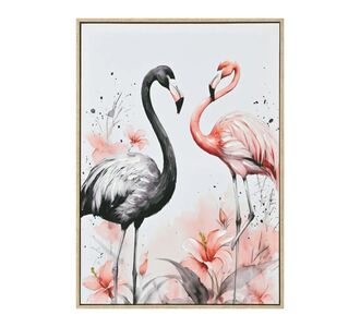 ΠΙΝΑΚΑΣ TOIXOY FLAMINGOS HM4562 ΜΕ ΚΟΡΝΙΖΑ ΜΠΕΖ-ΚΑΜΒΑΣ ΕΚΤΥΠΩΣΗ 52,5x2,8x72,5Υεκ. |  Πίνακες στο espiti