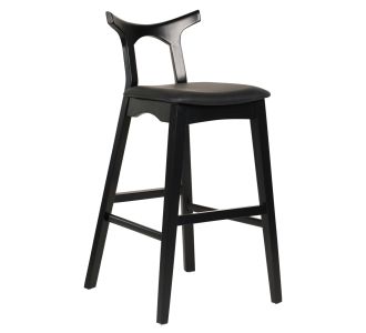 ΣΚΑΜΠΟ ΜΠΑΡ USOPP HM9951.02 RUBBERWOOD & PU ΣΕ ΜΑΥΡΟ 49x53x99,5Υεκ. |  Σκαμπώ μπαρ στο espiti