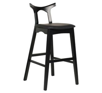 ΣΚΑΜΠΟ ΜΠΑΡ USOPP HM9951.02 RUBBERWOOD & PU ΣΕ ΜΑΥΡΟ 49x53x99,5Υεκ. |  Σκαμπώ μπαρ στο espiti