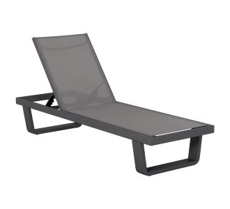 ΞΑΠΛΩΣΤΡΑ ΑΛΟΥΜΙΝΙΟΥ ΜΕ ΥΦΑΣΜΑ TESLIN RICKON HM6292.01 ΣΕ ΓΚΡΙ 198x61,5x97Υεκ. |  Ξαπλώστρες - Καρέκλες Παραλίας στο espiti