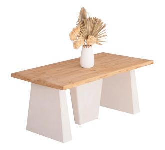 ΤΡΑΠΕΖΙ ΣΕΙΡΑ SANTORINI HM18042 ΤΟΠ ΞΥΛΟ ΕΛΑΤΟΥ-ΠΟΔΙΑ MDF ΥΠΟΛΕΥΚΑ 179x90x75Υεκ. |  Τραπεζάκια σαλονιού στο espiti