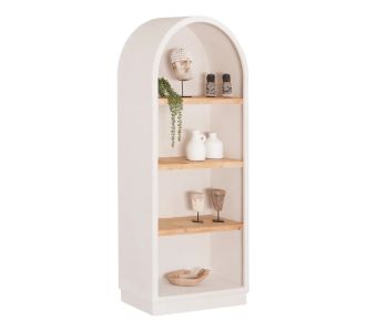 ΡΑΦΙΕΡΑ ΣΕΙΡΑ SANTORINI HM18044 MDF ΥΠΟΛΕΥΚΟ-ΡΑΦΙΑ ΞΥΛΟ ΕΛΑΤΟΥ ΦΥΣΙΚΟ 80x38x188,5Υεκ. |  Βιτρίνες - Έπιπλα εισόδου στο espiti