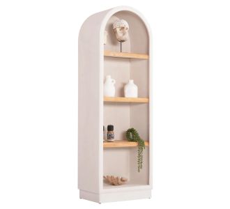 ΡΑΦΙΕΡΑ ΣΕΙΡΑ SANTORINI HM18045 MDF ΥΠΟΛΕΥΚΟ-ΡΑΦΙΑ ΞΥΛΟ ΕΛΑΤΟΥ ΦΥΣΙΚΟ 60x38,5x179Υεκ. |  Βιτρίνες - Έπιπλα εισόδου στο espiti