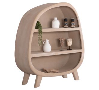ΡΑΦΙΕΡΑ ΣΕΙΡΑ SANTORINI HM18060.02 MDF ΣΕ ΚΑΦΕ ΧΡΩΜΑ 120x38x133Υεκ. |  Βιτρίνες - Έπιπλα εισόδου στο espiti
