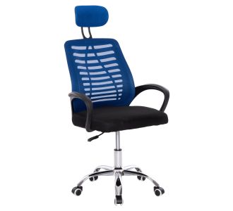 ΚΑΡΕΚΛΑ ΓΡΑΦΕΙΟΥ TRAIL2 HM1193.36 ΜΠΛΕ & ΜΑΥΡΟ MESH-ΠΟΔΙ ΧΡΩΜΙΟΥ 61x61x116Yεκ. |  Καρέκλες γραφείου στο espiti