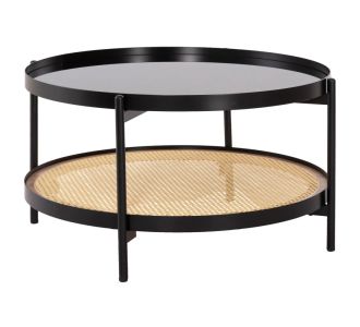 ΤΡΑΠΕΖΙ ΣΑΛΟΝΙΟΥ SEITZ HM18030 ΓΥΑΛΙ TOP-ΜΕΤΑΛΛΟ-RATTAN ΣΕ ΦΥΣΙΚΟ Φ80x45Υεκ. |  Τραπέζια στο espiti