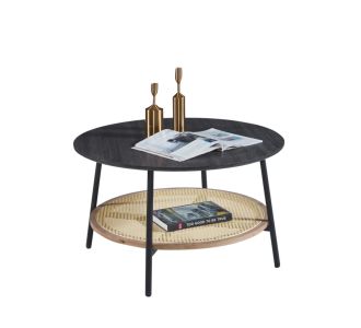 ΤΡΑΠΕΖΙ ΣΑΛΟΝΙΟΥ SEWELL HM18033 MDF ΣΕ ZEBRANO-ΜΕΤΑΛΛΙΚΑ ΠΟΔΙΑ-WICKER Φ80x46,5Υεκ. |  Τραπέζια στο espiti