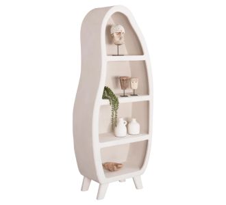 ΡΑΦΙΕΡΑ ΣΕΙΡΑ SANTORINI HM18067 MDF ΣΕ ΥΠΟΛΕΥΚΟ ΧΡΩΜΑ 80x38x196Υεκ. |  Βιτρίνες - Έπιπλα εισόδου στο espiti