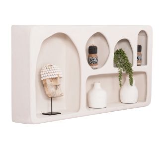 ΡΑΦΙ ΤΟΙΧΟΥ ΣΕΙΡΑ SANTORINI HM18063.01 MDF ΣΕ ΥΠΟΛΕΥΚΟ 120x18x60Υεκ. |  Ραφιέρες τοίχου στο espiti