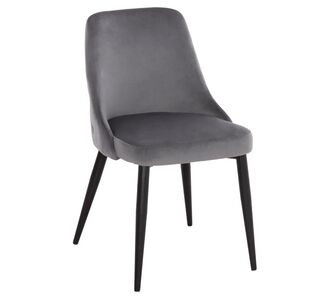 ΚΑΡΕΚΛΑ SERENITY HM8527.11 ΒΕΛΟΥΔΟ ΓΚΡΙ ΜΕ ΜΑΥΡΑ ΜΕΤΑΛΛΙΚΑ ΠΟΔΙΑ 51x54x83,5Υεκ. |  Καρέκλες στο espiti