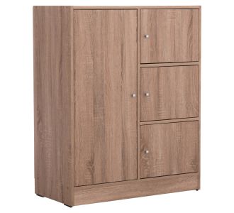 ΝΤΟΥΛΑΠΙ ΜΕ 4 ΑΠΟΘ.ΧΩΡΟΥΣ MATIN HM2479.02 SONAMA OAK ΜΕΛΑΜΙΝΗ 80x39,5x99,5Υεκ. |  Ντουλάπες ρούχων στο espiti