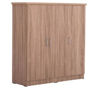 ΝΤΟΥΛΑΠΑ 3ΦΥΛΛΗ ΜΕ ΡΑΦΙΑ FUENTO HM2482.01 SONAMA OAK ΜΕΛΑΜΙΝΗ 120-116x40x123,5Υεκ. |  Ντουλάπες ρούχων στο espiti