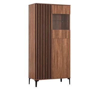 ΒΙΤΡΙΝΑ ΣΕΙΡΑ HARRY HM18011.01 ΜΕΛΑΜΙΝΗ ΦΥΣΙΚΟ ΞΥΛΟΥ-ΜΑΥΡΟ 90x40x185Υεκ. |  Βιτρίνες - Έπιπλα εισόδου στο espiti