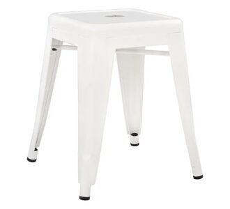 ΣΚΑΜΠΟ ΜΕΤΑΛΛΙΚΟ MELITA HM0096.41 ΣΕ MILK WHITE ΧΡΩΜΑ 37x37x45Υεκ. |  Σκαμπώ στο espiti