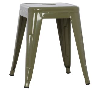ΣΚΑΜΠΟ ΜΕΤΑΛΛΙΚΟ MELITA HM0096.43 ΣΕ DARK OLIVE ΧΡΩΜΑ 37x37x45Υεκ. |  Σκαμπώ στο espiti
