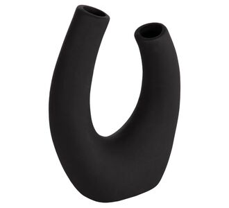 ΕΠΙΤΡΑΠΕΖΙΟ ΚΕΡΑΜΙΚΟ ΔΙΑΚΟΣΜΗΤΙΚΟ ELLIPTO HM4643.02 ΜΑΥΡΟ ΜΑΤ 15x7x21,5Υεκ |  Επιπλα στο espiti