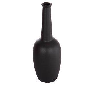 ΕΠΙΤΡΑΠΕΖΙΟ ΚΕΡΑΜΙΚΟ ΔΙΑΚΟΣΜΗΤΙΚΟ ELENDIL HM4592.02 ΜΑΥΡΟ ΜΑΤ Φ10x30Υεκ |  Επιπλα στο espiti