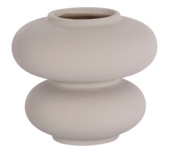 ΕΠΙΤΡΑΠΕΖΙΟ ΚΕΡΑΜΙΚΟ ΔΙΑΚΟΣΜΗΤΙΚΟ ROOK HM4629.03 ΓΚΡΙ ΜΑΤ Φ18x17Υεκ |  Επιπλα στο espiti