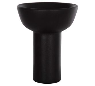 ΕΠΙΤΡΑΠΕΖΙΟ ΚΕΡΑΜΙΚΟ ΔΙΑΚΟΣΜΗΤΙΚΟ ELENDIL HM4603.02 ΜΑΥΡΟ ΜΑΤ Φ20x26.5Υεκ |  Επιπλα στο espiti