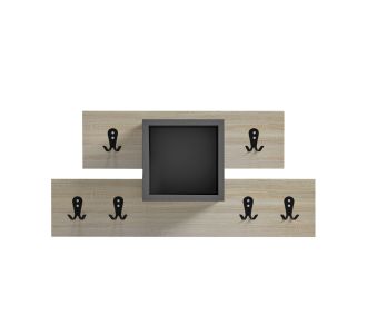 ΚΡΕΜΑΣΤΡΑ ΕΙΣΟΔΟΥ & ΡΑΦΙ SLOT HM18077.02 ΜΕΛΑΜΙΝΗ SONAMA-ΓΚΡΙ 69x12x32Υεκ |  Βιτρίνες - Έπιπλα εισόδου στο espiti