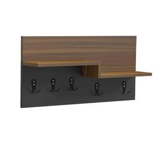 ΚΡΕΜΑΣΤΡΑ ΕΙΣΟΔΟΥ & ΡΑΦΙ NYDA HM18079.02 ΜΕΛΑΜΙΝΗ ΚΑΡΥΔΙ-ΜΑΥΡΟ 65x13.2x31Υεκ. |  Βιτρίνες - Έπιπλα εισόδου στο espiti
