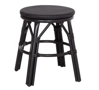 ΣΚΑΜΠΟ ΑΛΟΥΜΙΝΙΟΥ CHINO HM6285.02 BAMBOO LOOK & TEXTILENE ΣΕ ΜΑΥΡΟ Φ36x46Υεκ. |  Σκαμπώ κήπου στο espiti