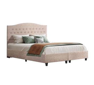 ΚΡΕΒΑΤΙ MALENA HM638.22 ΜΠΕΖ ΥΦΑΣΜΑ Τ. NUBUCK ΓΙΑ ΣΤΡΩΜΑ 150x200εκ. |  Κρεβάτια στο espiti