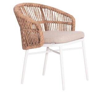 ΠΟΛΥΘΡΟΝΑ ΑΛΟΥΜΙΝΙΟΥ ORIN HM6265.02 ΛΕΥΚΗ-P.E.RATTAN ΦΥΣΙΚΟ-ΜΠΕΖ ΜΑΞΙΛΑΡΙΑ 58x61x75Υ |  Πολυθρόνες κήπου στο espiti
