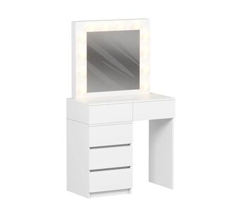 ΤΟΥΑΛΕΤΑ ΜΕ ΦΩΤΙΣΜΟ LED & ΣΥΡΤΑΡΙΑ BEYON HM2500.03 ΜΕΛΑΜΙΝΗ ΣΕ ΛΕΥΚΟ 80x40x140Υεκ. |  Συρταριέρες -Κονσόλες στο espiti