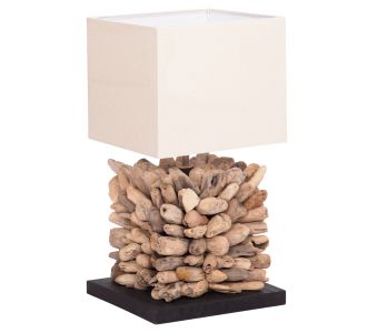 ΕΠΙΤΡΑΠΕΖΙΟ ΦΩΤΙΣΤΙΚΟ ΣΧΗΜΑ ΚΥΒΟΥ TWIGGY HM4425 DRIFTWOOD & ΛΕΥΚΟ ΚΑΠΕΛΟ 24x24x46Υεκ |  Επιτραπέζια στο espiti