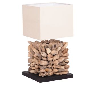 ΕΠΙΤΡΑΠΕΖΙΟ ΦΩΤΙΣΤΙΚΟ ΣΧΗΜΑ ΚΥΒΟΥ TWIGGY HM4425 DRIFTWOOD & ΛΕΥΚΟ ΚΑΠΕΛΟ 24x24x46Υεκ |  Επιτραπέζια στο espiti