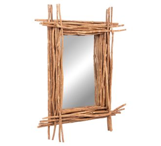 ΚΑΘΡΕΠΤΗΣ ΤΟΙΧΟΥ TWIGGER HM4442 DRIFTWOOD ΣΕ ΦΥΣΙΚΟ ΧΡΩΜΑ 80x15x100Υεκ |  Καθρέπτες στο espiti