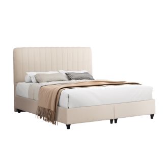 ΚΡEΒΑΤΙ ΔΙΠΛΟ LUTHER HM717 ΜΠΕΖ ΥΦΑΣΜΑ ΓΙΑ ΣΤΡΩΜΑ 160x200εκ. |  Κρεβάτια στο espiti