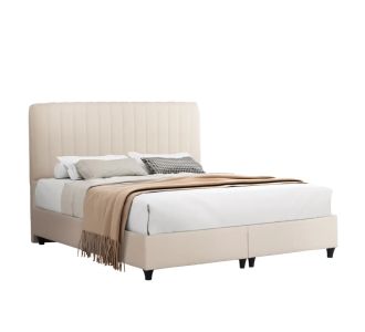 ΚΡEΒΑΤΙ ΔΙΠΛΟ LUTHER HM717 ΜΠΕΖ ΥΦΑΣΜΑ ΓΙΑ ΣΤΡΩΜΑ 160x200εκ. |  Κρεβάτια στο espiti